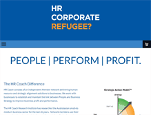 Tablet Screenshot of hrcoach.com.au